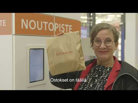 Länsikeskuksen apteekin noutopiste - video from Apteekkituotteet