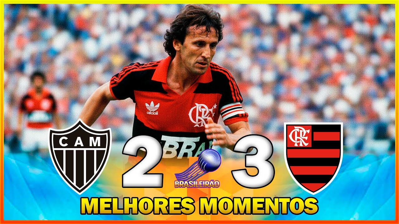 ATLÉTICO-MG 2 x 3 FLAMENGO ● MELHORES MOMENTOS ● COPA UNIÃO 1987 ● SEMIFINAL ● JOGO 02