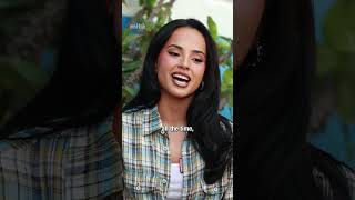 Becky G spilled all the tea-quila on her latest project with Patron ??  #beckyg #shorts