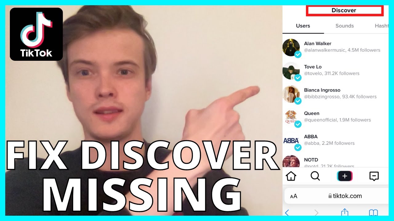 Discover Button Missing On TikTok (HOW TO FIX) 