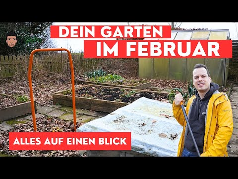 Gartenarbeit im Februar