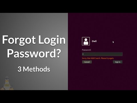 Ubuntu 18.04, 20.04, Forgot Login Password? 3 Ways To Get Back In