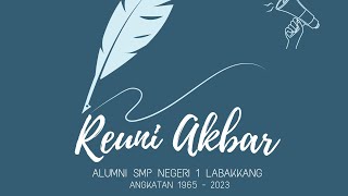 Undangan Reuni Akbar SMP Negeri 1 Labakkang 2023
