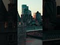 London's Tower Bridge: Stunning Twilight Aerial View! #shorts