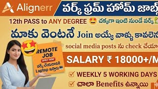 Alignerr వర్క్ ఫ్రమ్ హోమ్ జాబ్స్/work from Home job/12th to any degree can apply/supper opportunity