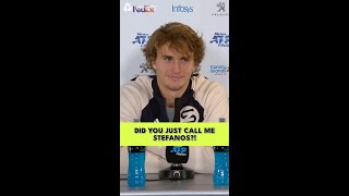 Alexander Zverev Gets Called Stefanos Tsitsipas 😬