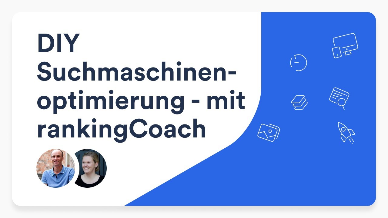 Suchmaschinenoptimierung selber machen - mit rankingCoach | checkdomain Webinar #5