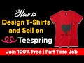 Teespring Tutorial - How to Design T-Shirt and Sell on Teespring.com? | Hindi