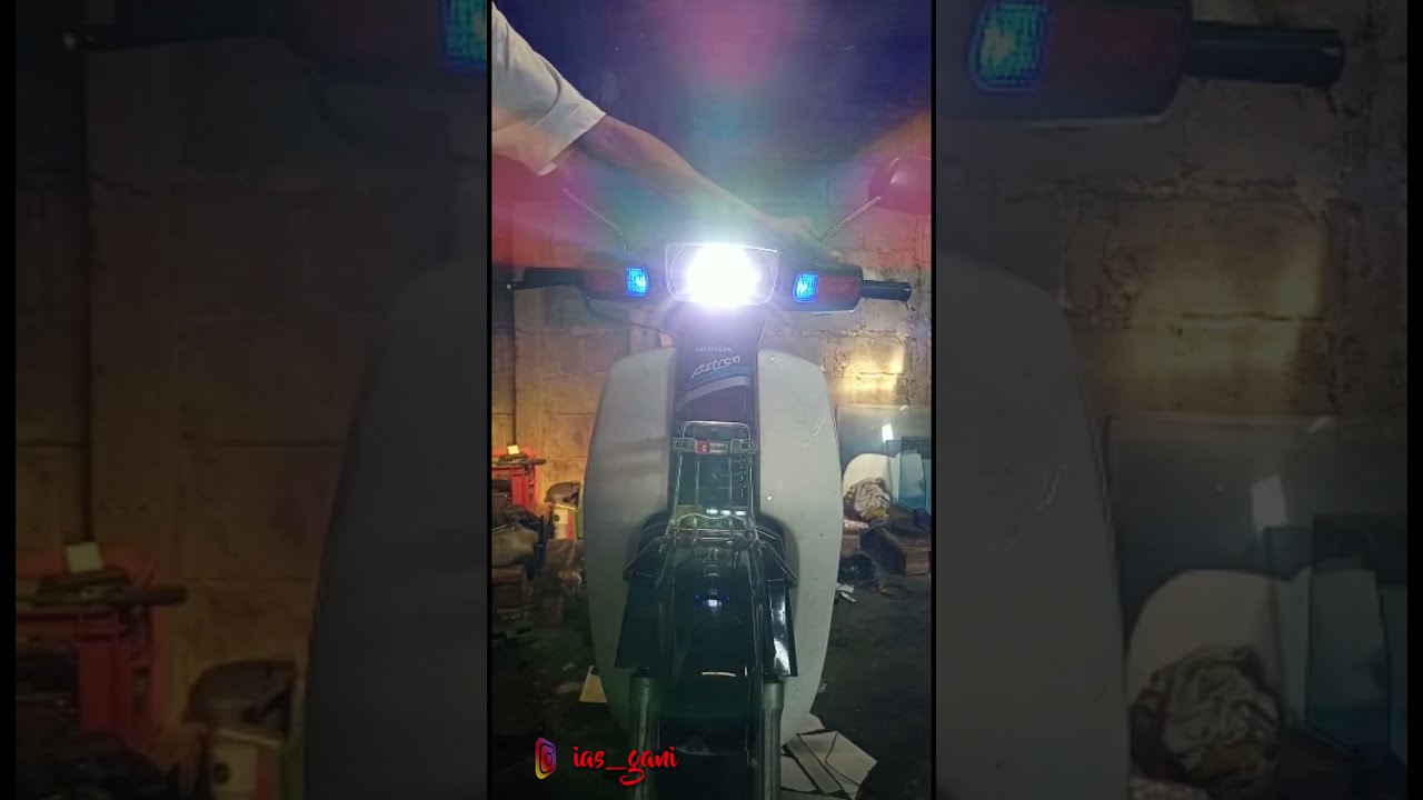 Daymaker Mini 3 Mata plus Senja T10 di Honda Astrea Grand