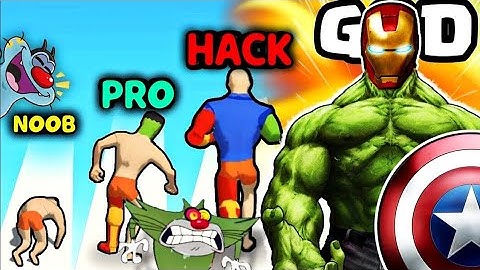 Noob vs Pro vs Hacker - Asmr Upgrade Run ! | Oggy and Jack Playing Asmr Games !