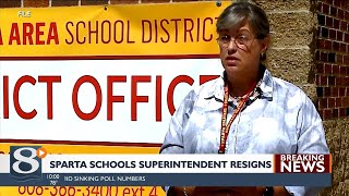 Sparta Superintendent resigns after harassment investigation