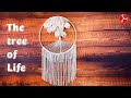 The Life of tree macrame wall hanging decor - Easy step by step tutorial