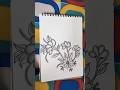 pencil sketch drawing ideas | flowers drawing #shortvideo #ytshorts #shorts #drawing