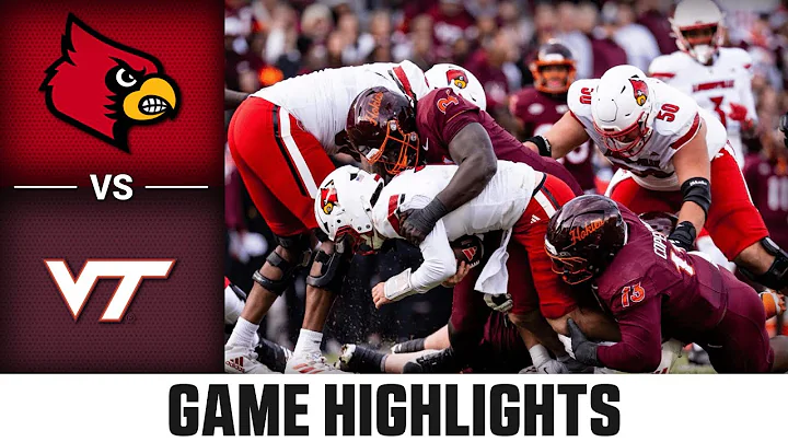 Louisville vs Virginia Tech Game Highlights | 2025 ACC Football