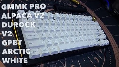 GMMK PRO - Alpaca v2 - Durock v2 - Aluminum plate | Sound Test