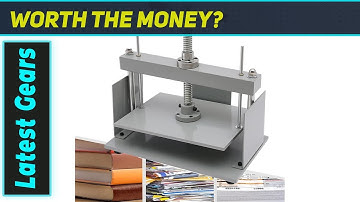 A5 Bookbinding Press Machine: The Ultimate Manual Flattening Tool!