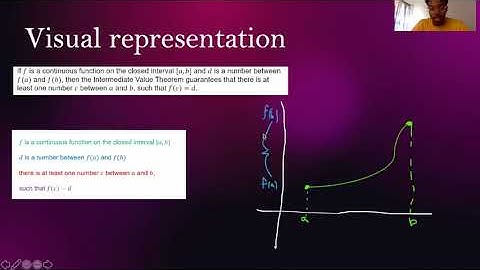 Intermediate value theorem(IVT)
