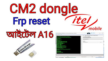 itel a16 frp remove cm2