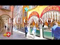 Switzerland lugano  beauty stroll exploring of central streets  flea market