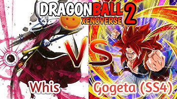 Whis VS Gogeta Super Saiyan 4 (SS4)