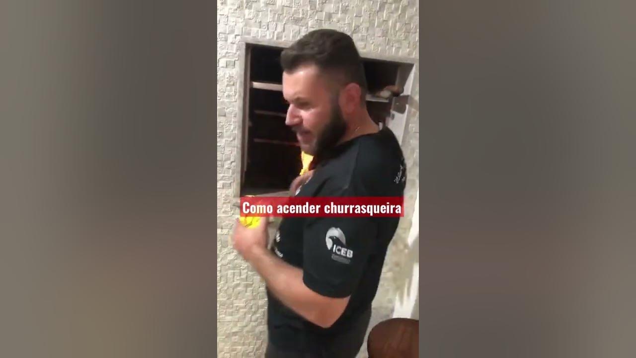 Como acender churrasqueira!