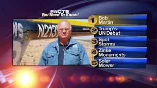 September 18th Morning Rush: KRQE remembers pilot-reporter Bob Martin