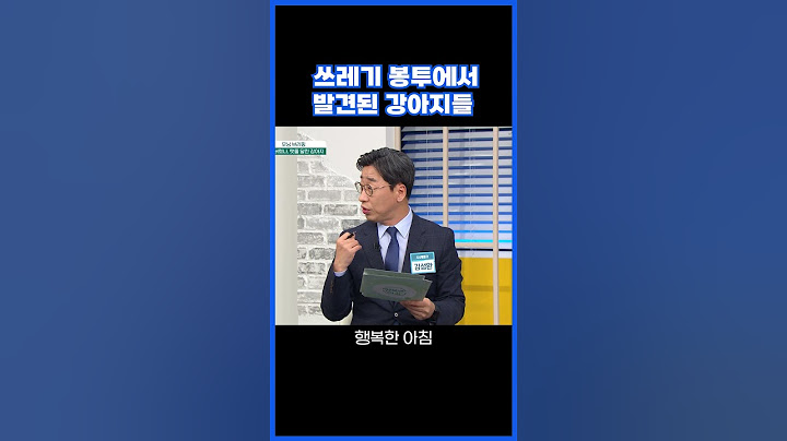 동물 유기 행위 300만 원 이하의 벌금형입니다! #행복한아침