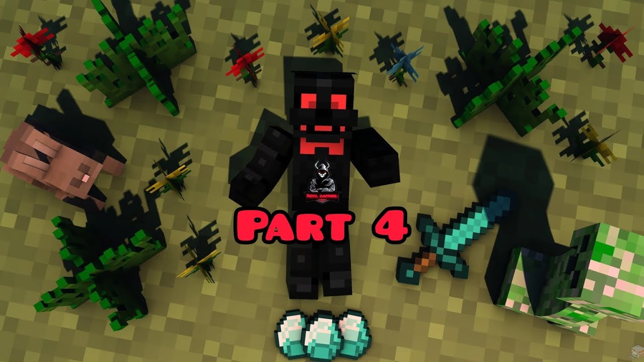 part 4 minecraft survival in Hindi ~ finally diamond Mil Gaye - YouTube