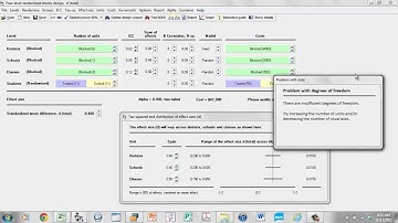 Variance in d - CRT-Power