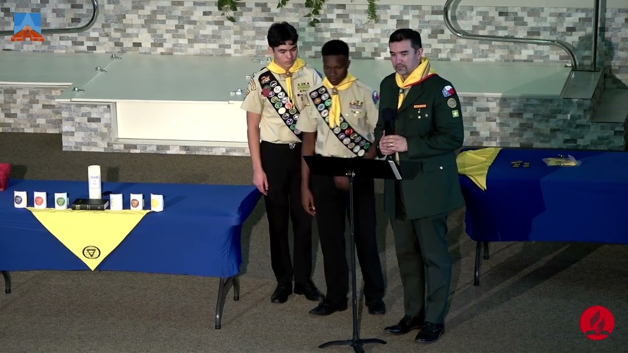 Austin Knights Pathfinders club induction. 2026-27 year