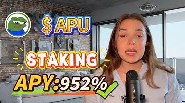 Staking APU 🔥Profit Big in the Bull Market – 952% APY from Top Project Farming