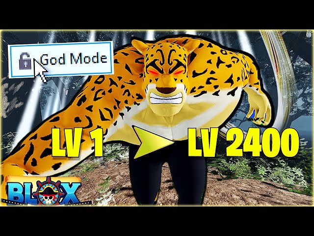 Using INVINCIBLE LEOPARD FRUIT BUILD LEVEL 1-2400 In Blox Fruits