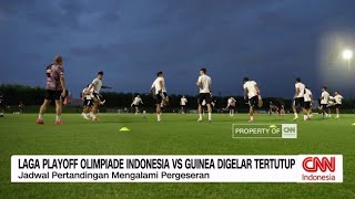 Laga Playoff Olimpiade Indonesia Vs Guinea Digelar Tertutup