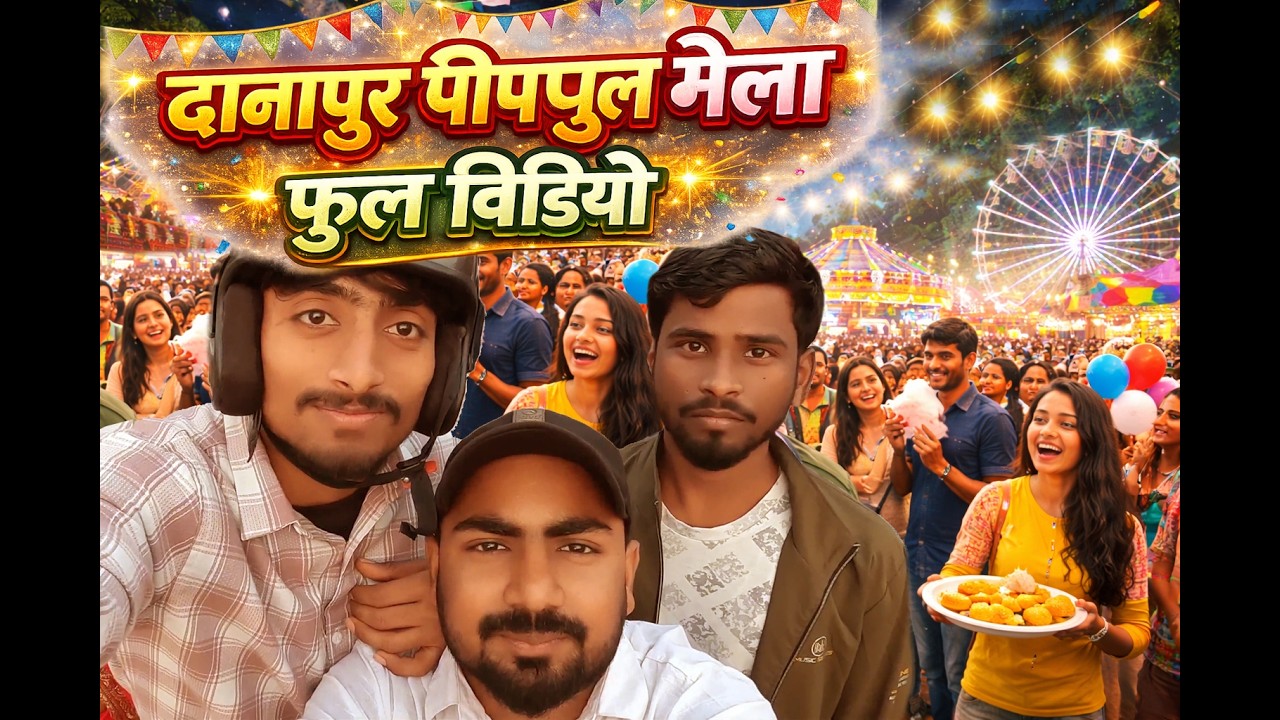 Danapur Pipapul Mela Full Vlog 2026 | Full Masti, Jhula, Shopping, Food & Public Reaction 😍🔥