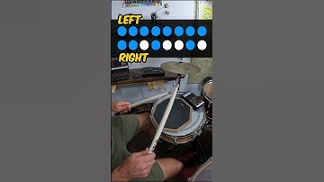 🥁 Rhythm challenge on the PRACTICE PAD!  Beginner Drum Lesson #shorts #drumlessons #drumpad