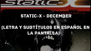 Static-X - December (Lyrics/Sub Español) (HD)