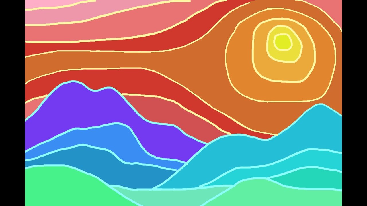 Ted Harrison warm/cool colors - YouTube