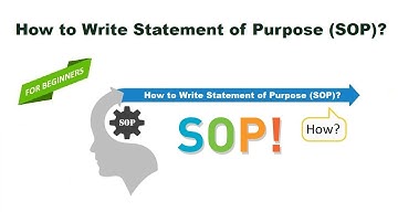 How to Write Statement of Purpose (SOP) | Study Plan | Example