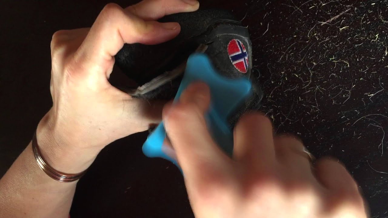 velcro cleaning brush YouTube