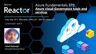 Azure Fundamentals EP8: Azure cloud Governance tools and services