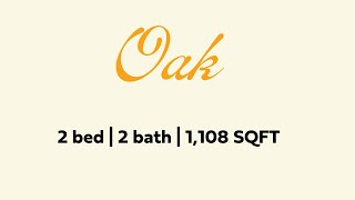 Oak - 2 bedroom