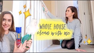 WHOLE HOUSE CLEANING ROUTINE OF A MUM OF 2 TODDLERS \/ POWER HOUR \/ SPRING SPEED CLEAN WITH ME 2019