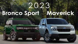 2023 Ford Bronco Sport vs Ford Maverick