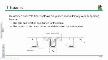 CE 413 Lecture 13:  Rectangular T-Beams (2018.02.14)