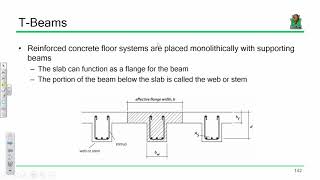 CE 413 Lecture 13:  Rectangular T-Beams (2018.02.14)