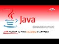 Java Program to Find Factorial of a Number