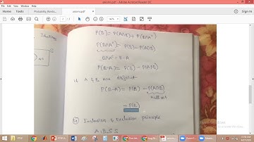 Lecture 9: Axioms of Probability, Important Properties of probability, problems/PTSP/2ECE /JNTUH