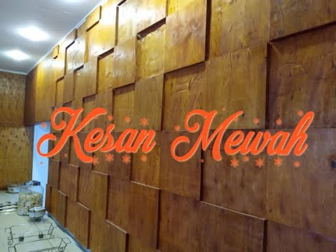 Cara Membuat Dinding  motif kotak  kotak  kayu  timbul YouTube