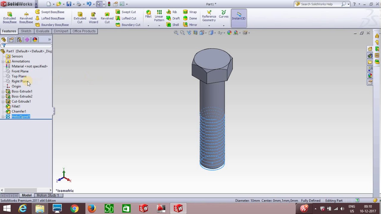 bolt download solidworks