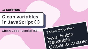 Clean Variables in JavaScript #1 | Clean Code Tutorial